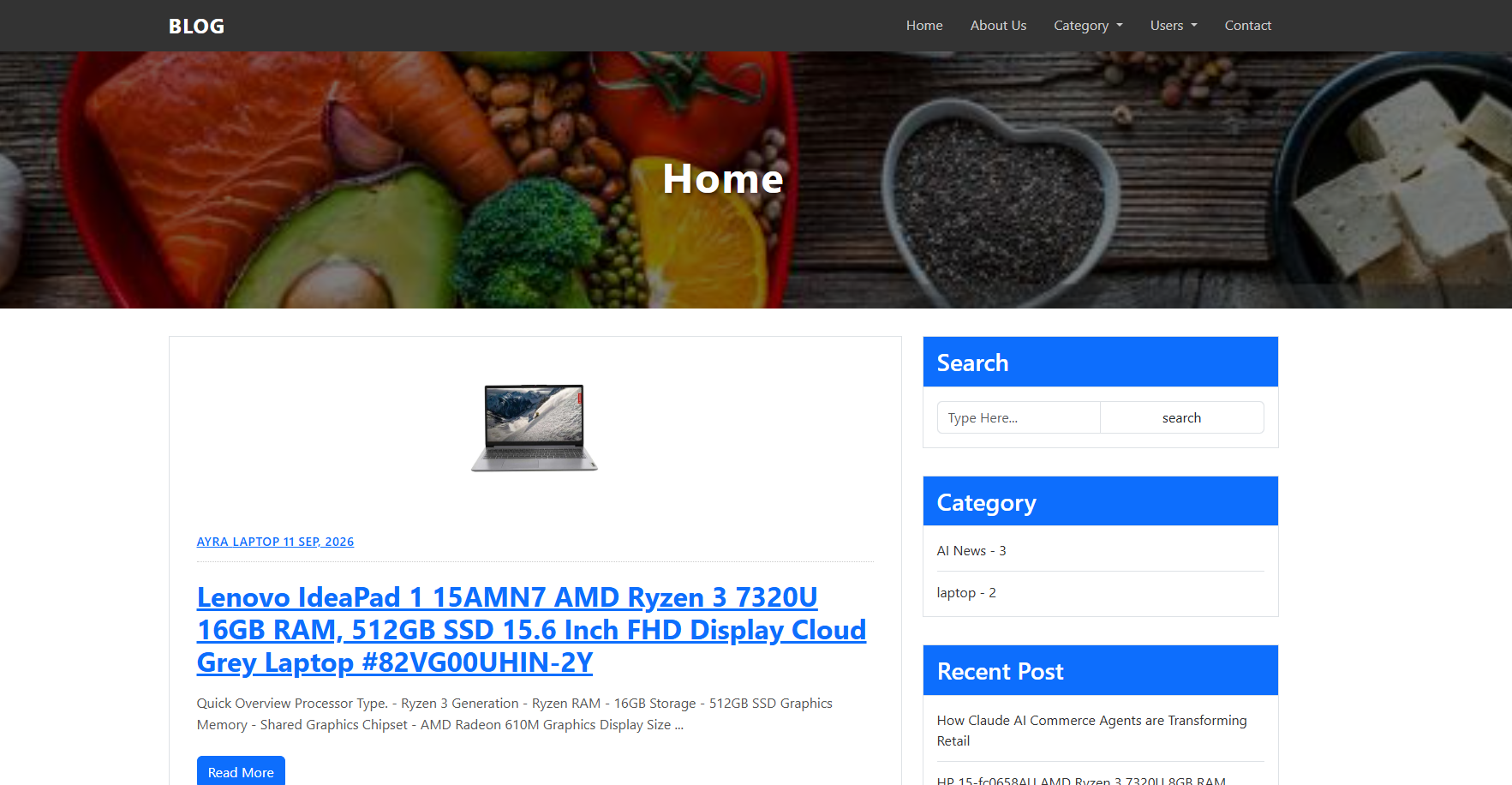 Blog Website